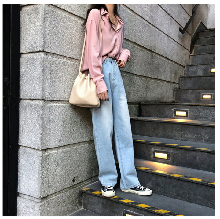 楽天市場 ハイウエストワイドデニムバナナストレートパンツレディース ジーパン パンツハイウエスト ワイド ライトブルーカジュアル タウン アメカジストリート ゆったり Selectshop Salon De La La 楽天市場 ハイウエストワイドデニムバナナストレートパンツレディース ジーパン パンツハイウエスト ワイド ライトブルーカジュアル タウン アメカジストリート ゆったり Selectshop Salon De La La