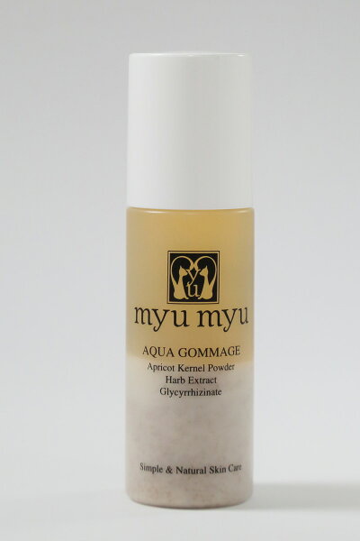 楽天市場 送料無料 ピーリングジェル ミュウミュウ アクア ゴマージュ 50ml 毛穴 黒ずみ ざらつき 角質除去 角栓 くすみ しみ しわ ピーリングゲル アプリコット配合 ローションタイプ 低刺激 全身ok エステ施術 すべすべ肌 人気商品 サロンおすすめアイテム