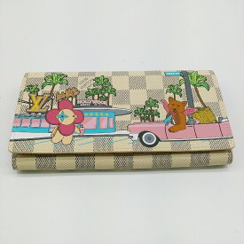 【今だけ値下げ！】未使用品！【稀少品】LOUIS VUITTON(ルイヴィトン) ポルトフォイユサラ 長財布　ダミエ・アズール キャンバス 2021年ホリデイシーズンコレクション 【限定】ハリウッドくま　N60497