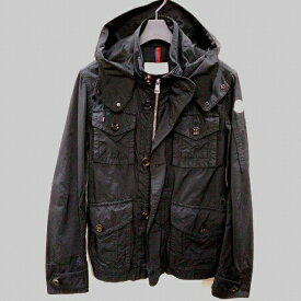 【今だけ値下げ】おしゃれ【モンクレール】【レア物】みんなからの注目!!【MONCLER】ブルゾン【濃紺】フード取り外し可【美品】早い者勝ち!!【春秋物】　Aランク　送料無料
