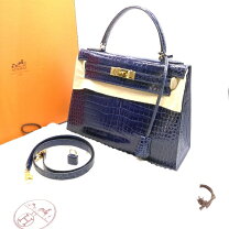 楽天市場】ケリーバッグ クロコダイル エルメスの通販