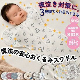 おくるみ秋冬魔法のおくるみスワドル | オールシーズンメッシュ 有機竹繊維配合 | 出産準備品 ベビー スワドル コットンアームアップ | ぐずり【正規品】 | SIDS軽減対策 新生児用 通気性抜群 | おしゃれなくま・レモン・星柄 | 男の子・女の子