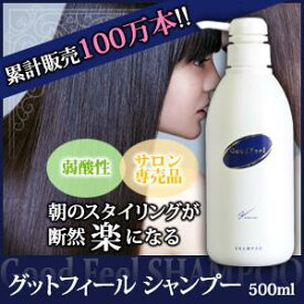 グッドフィールシャンプー 500ml ディスペンサー 弱酸性 アミノ酸 頭皮ケア ダメージケア ツヤツヤ しっとり トリートメント くせ毛 サラサラ 抜け毛 メンズ プレゼント ギフト サロン専売 時短 ヘアケア 毛髪補修 ハリ コシ 保湿 乾燥 サラ髪 ボトル ポンプ クエン酸