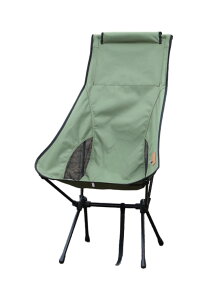 S'more(XA) Alumi High-back Chair A~nCobN`FA AEghA`FA nCobN ܂肽ݎ Lv`FA RpNg wbhXgt [obOt y (Green)