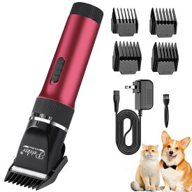 【正規品】【20年プロトリマー推奨】Pateker 犬バリカン 猫 バリカン | ペット用 ン 静音・軽量 電動 | 全身トリミング（背中・お腹・胸元・首周り・四肢など）| 小型犬から大型犬まで対応 | 猫・小動物対応| 人間工学デザイン | 充電式コードレス | 初心者向け日本語説明書