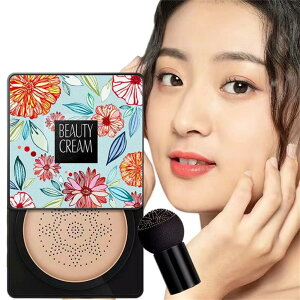 クッションファンデーションVENZEN BEAUTY CREAM 美白 ツヤ肌美肌潤い明るい 瞬間にカバー1つ6役 呼吸できるカバー力強い 乾燥しがちな肌にうるおいを与え、なめらかでつややかな肌を長時間キ