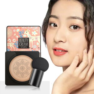 クッションファンデーションVENZEN BEAUTY CREAM 美白 ツヤ肌美肌潤い明るい 瞬間にカバー1つ6役 呼吸できるカバー力強い 乾燥しがちな肌にうるおいを与え、なめらかでつややかな肌を長時間キ
