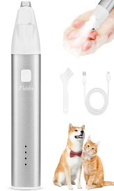 Pateker ペット用バリカン 犬 バリカン 猫用バリカン 部分カット｜ウッド灯＆おもちゃ灯&LEDライト付き 皮膚自宅検査｜足裏・肉球・耳裏・顔周り・お尻周り｜犬用バリカン 猫 部分カット 細部 バリカン 自宅トリミング｜軽量・低騒音・低振動 USB充電・コードレス・日本語説