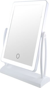 トレードワン(TRADE ONE) 卓上鏡 化粧鏡 LEDライト タッチセンサー 無段階調光 ミラー メイク 美容 プレゼント 30820