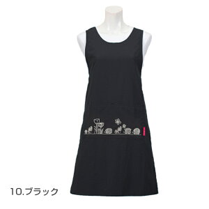 【LISA LARSON】リサ ラーソンはりねずみガーデン 背付きエプロン〈1点までメール便OK〉 ブランド 北欧 ナイロン