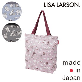 〈SALE〉【LISA LARSON】リサ ラーソンスケッチ犬プリントエコバッグ〈2点までメール便OK〉