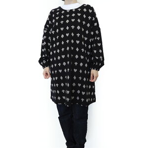 〈SALE〉【Atsuko Matano】 アツコマタノ誰でもアリス 割烹着 ニット エプロン またの あつこ ねこ 黒猫 保育士 保母 ブランド