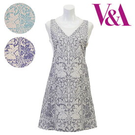 ＊スペシャルセール＊ V&A【ブイアンドエー】 兄弟うさぎ パネルプリント クロス エプロン 〈1点までメール便OK〉ブランド おしゃれ 日本製