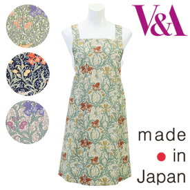 V&A【ブイアンドエー】 アイリス クロス エプロン 〈1点までメール便OK〉ブランド おしゃれ 日本製