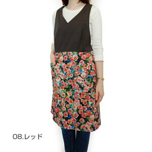 【HANAE MORI】ハナエ モリハナエモリローズ  エプロン〈1点までメール便OK〉ブランド おしゃれ ギフト 日本製