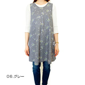 【HANAE MORI】ハナエモリ水玉とバラ 背付きエプロン〈1点までメール便OK〉 ブランド ギフト 花 日本製