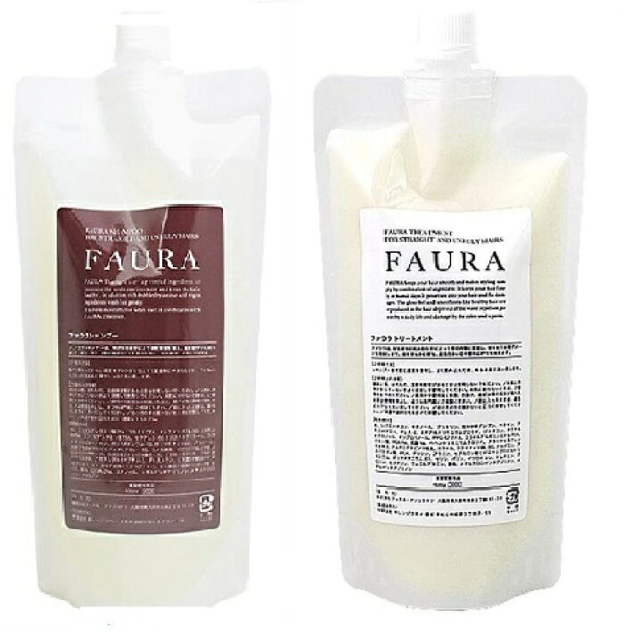 楽天市場】FAURA ファウラ シャンプー 500mlトリートメント500g 