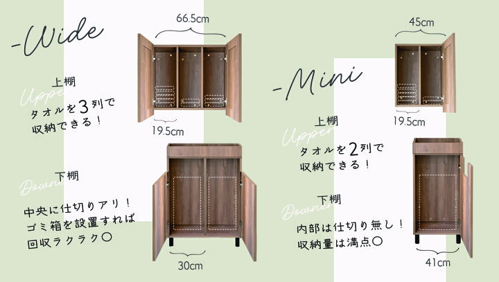 楽天市場】シャンプーキャビネット ワイド 『チャコールウッド』上棚 