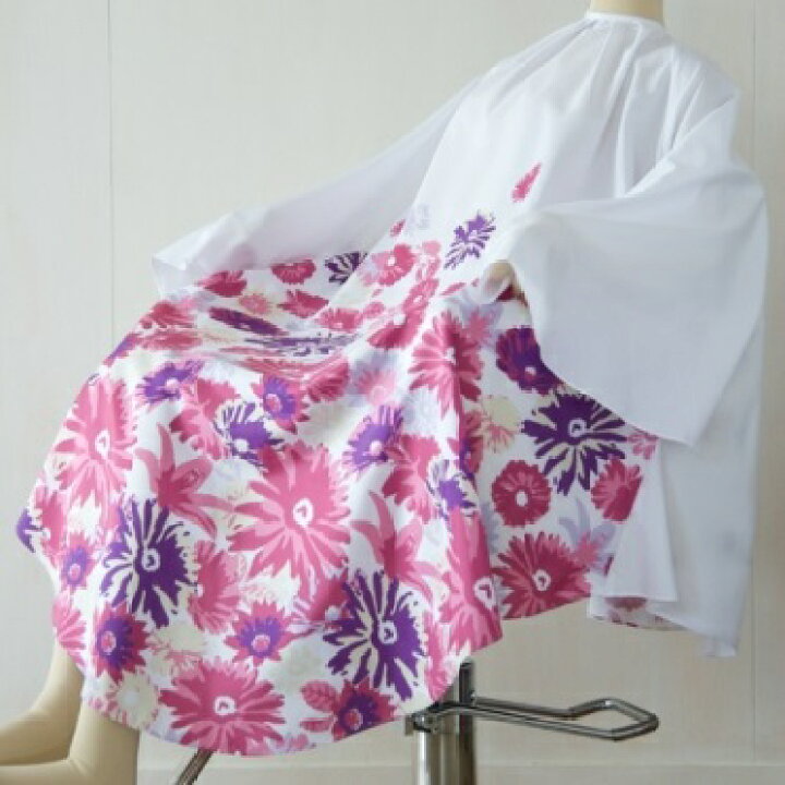 楽天市場 撥水加工 カットクロス アガパンサス Design Series カット カットクロス クロス 美容 理容 デザイン おしゃれ 可愛い かわいい 柄 総柄 カット用品 セット用品 パーマ カット サロン 大きい ポリエステル 撥水 撥水加工 サロン用 美容室 理容室