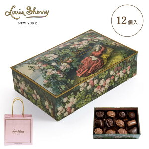 12 Piece Bower of Roses 12 oE[Iu[[Y MtgVbp[t e 170g CXVF[ fUCi[Y Louis Sherry New York Premium Chocolate DESIGNERS TIN COLLECTION v~A  `