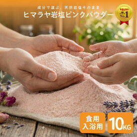 ＼P10倍☆MAX18％OFFクーポン／ヒマラヤ岩塩 ピンク パウダー 業務用 大袋 10kg 食用 天然岩塩 ピンクソルト 無添加 無香料 大容量 プロ仕様 料理用 製菓用 調味料 原料 まとめ買い 飲食店 ホテル レストラン 給食 加工食品用 チャック付き 保存便利 コスパ 高品質