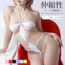 【在庫限り・取り扱い終了】プレイスーツ レディース ラポーム La-Pomme ラ・ポーム セクシー ランジェリー レオタード テディ 勝負下着 過激 ルームウェア sexy 日本製 ホルタ—ネック 極小 紐 Gストリング M 全7色 536014