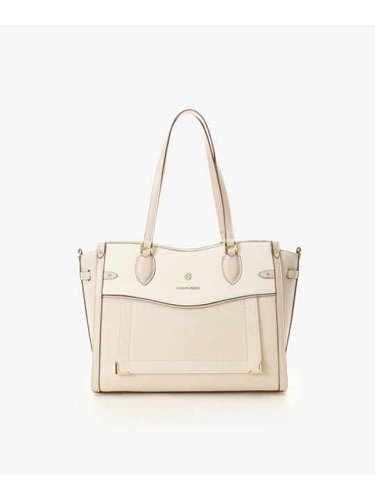 楽天市場】バイカラーキャンバスビジューA4トートバッグ SAMANTHAVEGA 