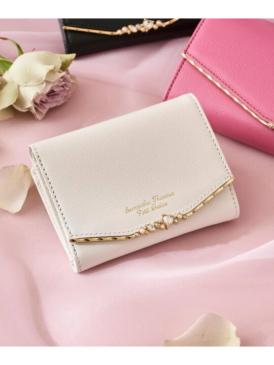 楽天市場】ハートジュエルバー 折財布 Samantha Thavasa Petit Choice 