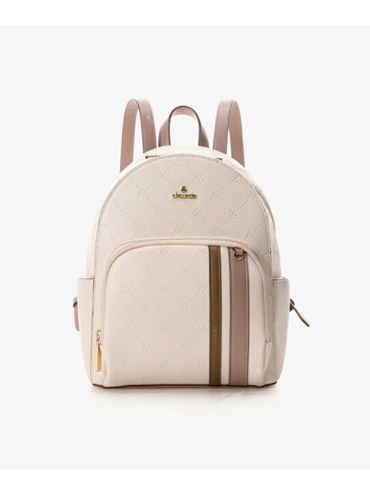 楽天市場】【SALE／50%OFF】型押しモノグラム リュック & chouette 