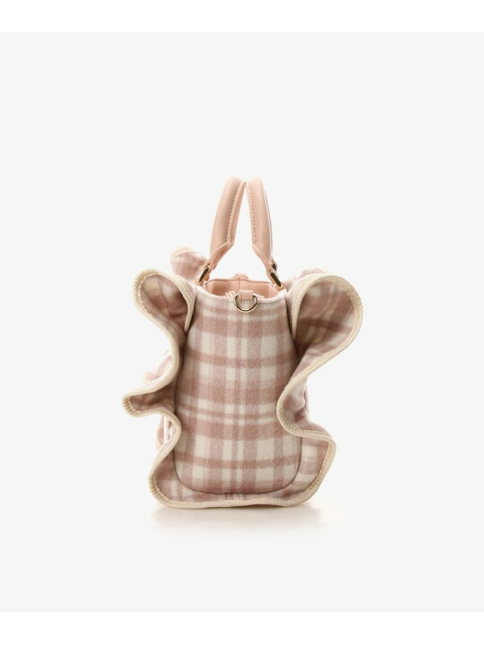 楽天市場】【SALE／30%OFF】チェックフリルハンドバッグ(小 