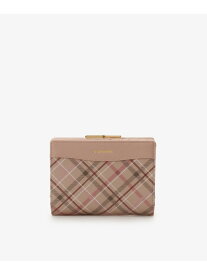 【SALE／30%OFF】チェック柄口金折財布 & chouette アンドシュエット 財布・ポーチ・ケース 財布 ホワイト グレー ピンク【RBA_E】【送料無料】[Rakuten Fashion]