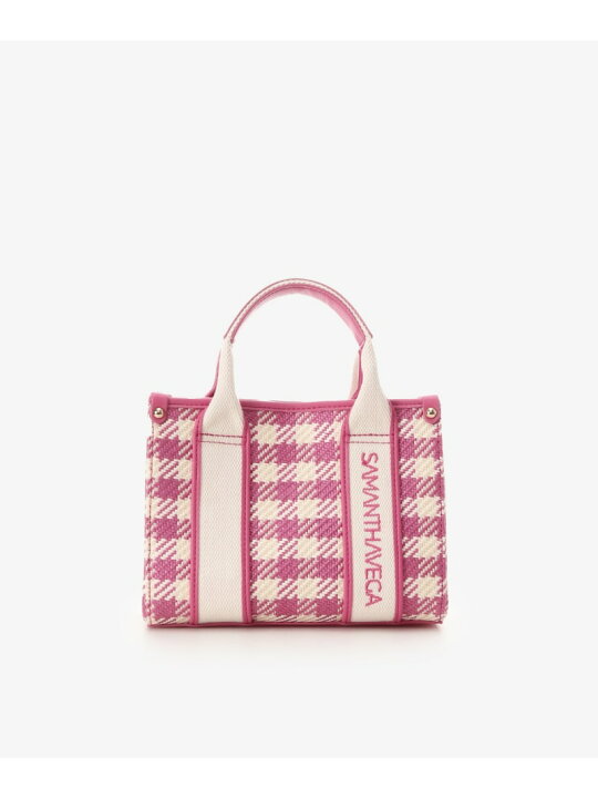 楽天市場】【SALE／30%OFF】ロゴテープギンガムチェックトート(ミニ 