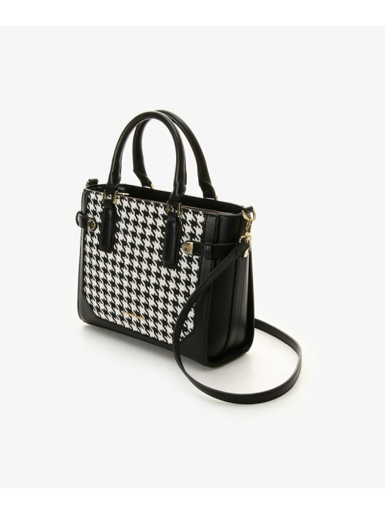 楽天市場】【SALE／30%OFF】千鳥格子ベルト金具ハンドバッグ 