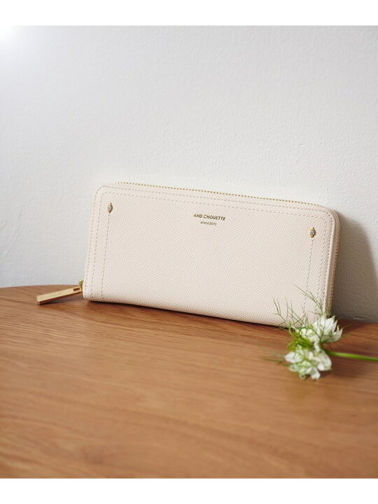 楽天市場】【SALE／50%OFF】プチビジューラウンド長財布 & chouette 