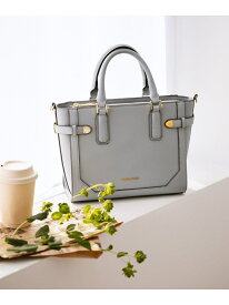 ベルト金具ハンドバッグ SAMANTHAVEGA サマンサ ベガ バッグ ハンドバッグ ブラック ブルー ホワイト グレー【送料無料】[Rakuten Fashion]