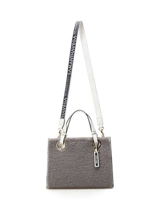 楽天市場】【SALE／50%OFF】ロゴベルトボアバッグ 大 SAMANTHAVEGA 