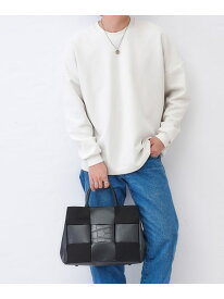 パッチワーク ハンドバッグ KINGZ キングズ バッグ トートバッグ ブラック ホワイト【送料無料】[Rakuten Fashion]