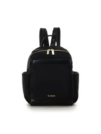 ラウンドジップナイロンリュック & chouette アンドシュエット バッグ リュック・バックパック グレー ホワイト ブラック【送料無料】[Rakuten Fashion]