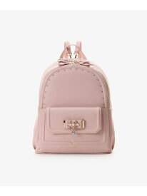 ビジューリボンリュック(大) SAMANTHAVEGA サマンサ ベガ バッグ リュック・バックパック ピンク ホワイト ブラック【送料無料】[Rakuten Fashion]