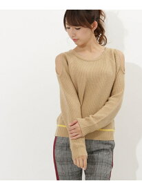 【SALE／50%OFF】肩出しニット SAMANTHAVEGA サマンサ ベガ トップス カットソー・Tシャツ オレンジ ネイビー ベージュ【RBA_E】【送料無料】[Rakuten Fashion]