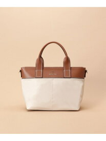 【SALE／50%OFF】シンプルナイロン*合皮トート 小サイズ Samantha Thavasa サマンサタバサ バッグ トートバッグ ブラック ネイビー ホワイト【RBA_E】【送料無料】[Rakuten Fashion]