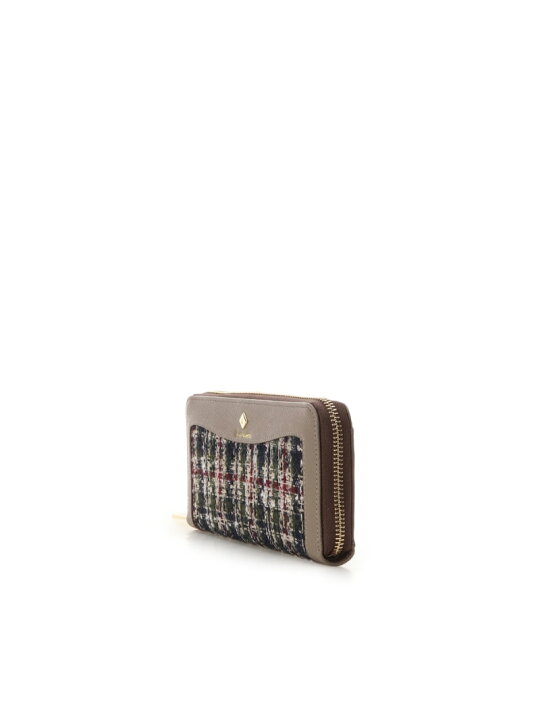 楽天市場】【SALE／50%OFF】バイカラーツイード コインスルー長財布 