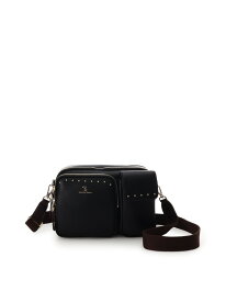 新スタッズスクエアショルダーバッグ Samantha Thavasa サマンサタバサ バッグ ショルダーバッグ ピンク ホワイト グレー ブラック【送料無料】[Rakuten Fashion]