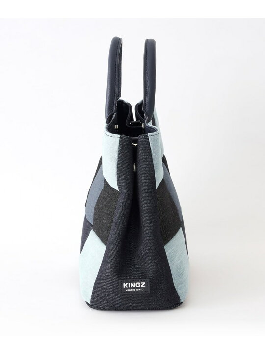 楽天市場】【SALE／50%OFF】デニム パッチワークハンドバッグ KINGZ 