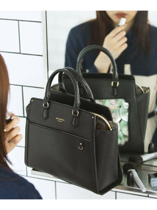 楽天市場】※再入荷※《推し事バッグ》クリアポケット付きスクエアトート 
