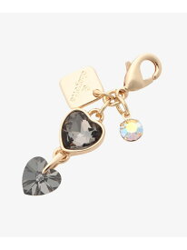 《推し事》ダブルハートファスナートップ & chouette アンドシュエット ファッション雑貨 チャーム・キーチェーン ホワイト レッド ブラック ブルー パープル グリーン[Rakuten Fashion]