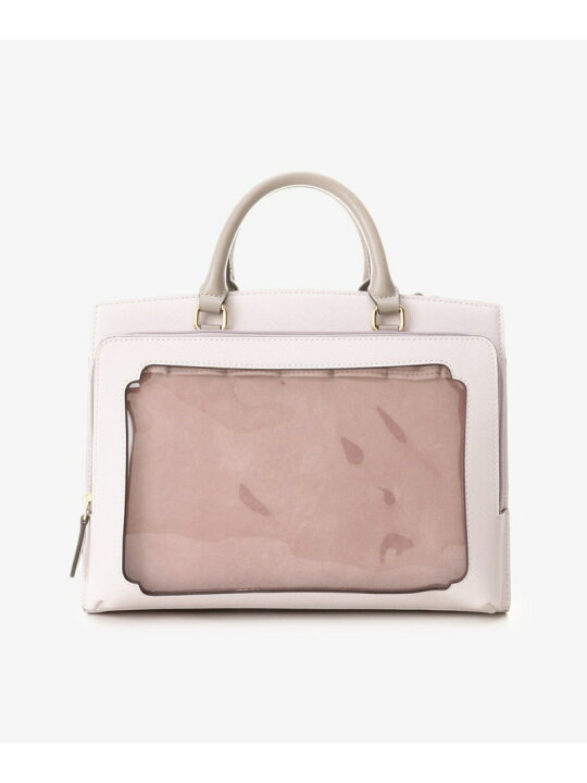 楽天市場】《推し事バッグ》クリアポケット付きバイカラーハンドル 