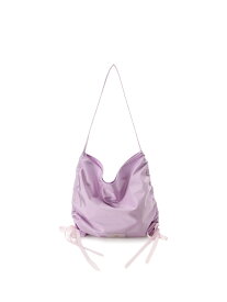 【SALE／50%OFF】サイドリボンギャザートートバッグ & chouette アンドシュエット バッグ トートバッグ ピンク イエロー グリーン パープル【RBA_E】[Rakuten Fashion]