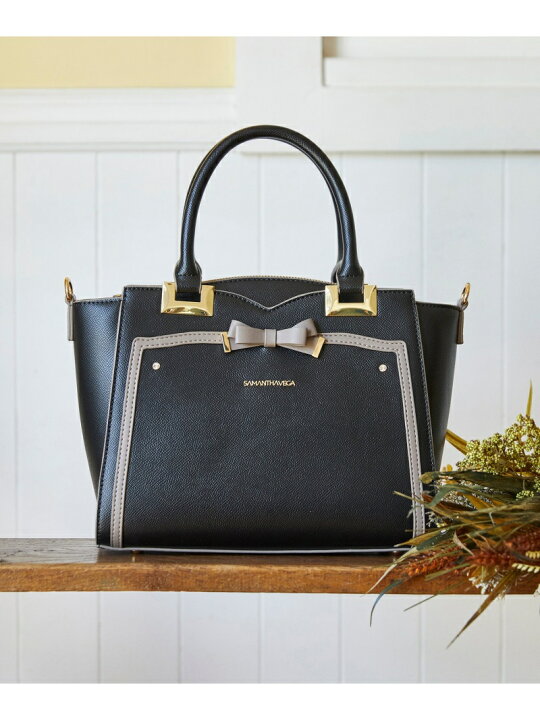 楽天市場】【SALE／50%OFF】ソリッドリボントートバッグ SAMANTHAVEGA 