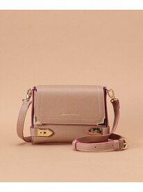 エールショルダーバッグ 小 Samantha Thavasa サマンサタバサ バッグ ショルダーバッグ ブラック ホワイト ピンク ブラウン グレー グリーン【送料無料】[Rakuten Fashion]